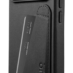 Mujjo Leather Wallet Case mobiliojo telefono dėklas 17,5 cm (6.9") Piniginės tipo Juoda