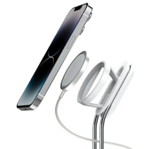 SODI Phone Stand SIM-300 sidabro spalvos MagSafe - Image 3