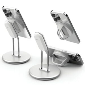 SODI Phone Stand SIM-300 sidabro spalvos MagSafe - Image 5