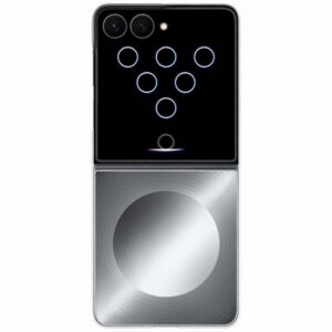 Dėklas Samsung Flipsuit skirtas Galaxy Z Flip8 pilkos spalvos
