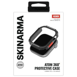 Dėklas Skinarma Atom skirtas Apple Watch 46mm smoke - Image 3