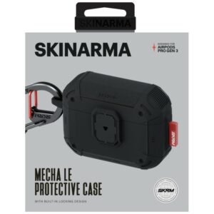 Dėklas Skinarma Mecha LE skirtas AirPods Pro 3 juodos spalvos - Image 4