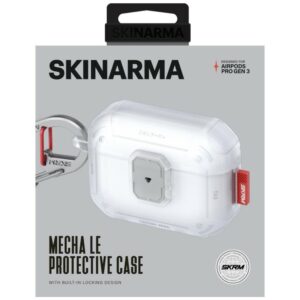 Dėklas Skinarma Mecha LE skirtas AirPods Pro 3 transparent - Image 4