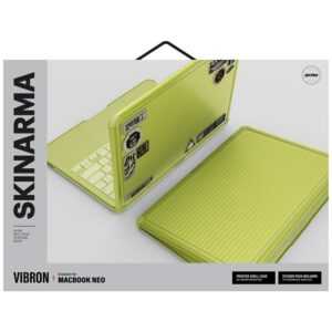 Dėklas Skinarma Protective Dėklas Vibron skirtas MacBook Neo 13" yellow - Image 6