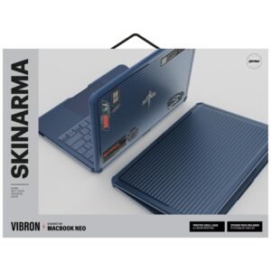 Dėklas Skinarma Protective Dėklas Vibron skirtas MacBook Neo 13" navy blue - Image 6