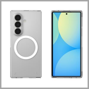 Dėklas Spigen Air Skin MagSafe skirtas Samsung Galaxy Z Fold8 Ultra skaidrus baltos spalvos - Image 3