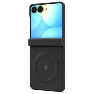 Dėklas Spigen Air Skin Aramid Mag MagSafe skirtas Samsung Galaxy Z Flip8 juodos spalvos - Image 10
