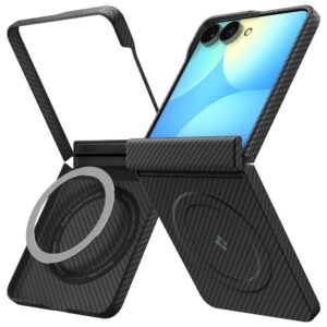 Dėklas Spigen Air Skin Aramid Mag MagSafe skirtas Samsung Galaxy Z Flip8 juodos spalvos - Image 2