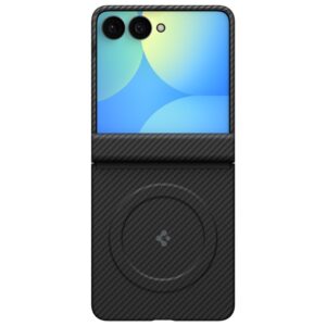 Dėklas Spigen Air Skin Aramid Mag MagSafe skirtas Samsung Galaxy Z Flip8 juodos spalvos - Image 3
