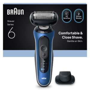 Braun Series 6 62-B1200S Skustuvas Apkarpymo mašinėlė Mėlyna - Image 3