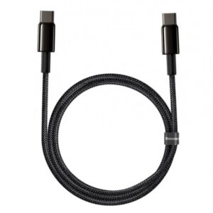 Baseus CATWJ-01 USB kabelis 1 m USB C 100 W Juoda