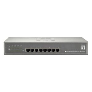 LevelOne GEP-0822 tinklo komutatorius Gigabit Ethernet (10/100/1000) Maitinimas per Eternetą (PoE) Pilka - Image 1