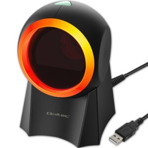 Qoltec 50857 Laidinis stalinis brūkšninių kodų skaitytuvas 1D | 2D