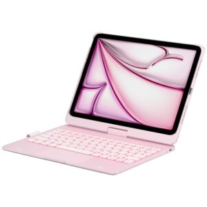 Dėklas Typecase Flexbook Touch su klaviatūra for Apple iPad Air 11" 2024/2025 light pink