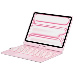 Dėklas Typecase Flexbook Touch su klaviatūra for Apple iPad Pro 11" 2024/2025 light pink