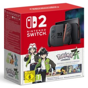 Nintendo Switch 2 + Pokémon Legends: Z-A: Switch 2 Edition nešiojamoji žaidimų konsolė 20,1 cm (7.9") 256 GB Lietimui jautrus ekranas „Wi-Fi“ Juoda