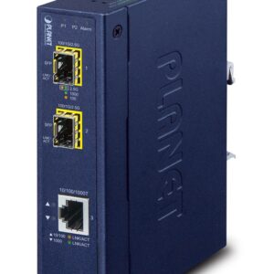 PLANET IGT-1205AT tinklo medijos keitiklis 1000 Mbit/ai Mėlyna