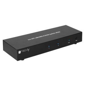 Techly IDATA DP-KVM2 KVM jungiklis Juoda - Image 3