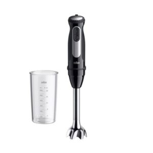 Braun MultiQuick 5 Pro 0,6 L Panardinamas maišytuvas 1000 W Juoda, Sidabras - Image 1