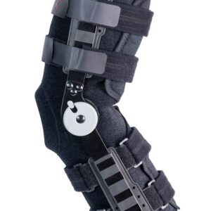 Ilga atvira kelio sąnario ortozė "Stabilmax O-1243/2XL REHAFUND", juoda - Image 3