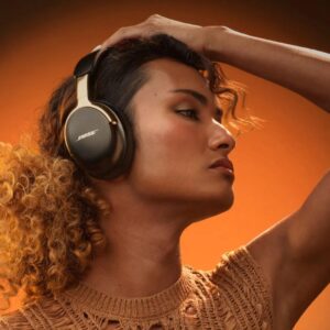 Bose 890101-0400 Ausinės be mikrofono ir ausinės su mikrofonu Laisvų rankų įranga Bevielis Su lankeliu Skambučiai / muzika Bluetooth Juoda, Auksas - Image 2