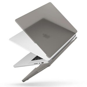 UNIQ Claro Bookdėklas MacBook Pro 16" (2021) smoke matt pilkos spalvos - Image 2