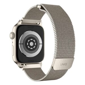 UNIQ Dante Strap Apple Watch Series 1/2/3/4/5/6/7/8/9/SE/SE2/SE 38/40/41mm Stainless Steel starlight - Image 2