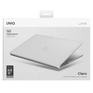 UNIQ dėklas Claro MacBook Air 15" M2/M3 Transparent/dove matte clear - Image 3