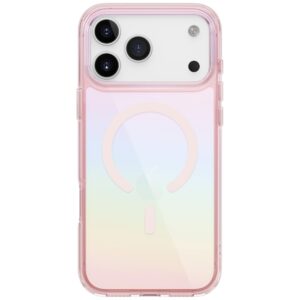 UNIQ Iridescia dėklas for Apple iPhone 17 Pro Max Magclick Charging rožinės spalvos prism - Image 2