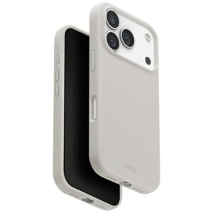 UNIQ Lino dėklas skirtas Apple iPhone 17 Pro Magclick Charging Light Gray