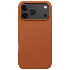 UNIQ Lino dėklas skirtas Apple iPhone 17 Pro Max Magclick Charging oranžinės spalvos - Image 2