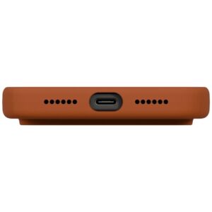 UNIQ Lino dėklas skirtas Apple iPhone 17 Pro Max Magclick Charging oranžinės spalvos - Image 5