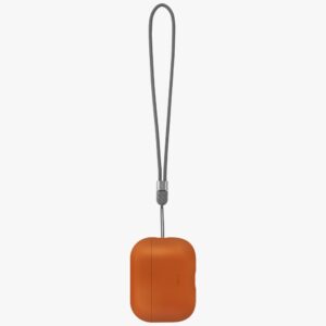 Dėklas UNIQ Lino for AirPods Pro 3 gen Silicone oranžinės spalvos - Image 5