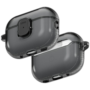 Dėklas UNIQ Glase Pro for AirPods Pro 3 Lock Dėklas smoke