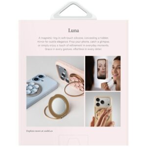 UNIQ Coehl Luna Magnetic Holder with Mirror and Suction Cup sand - Image 9