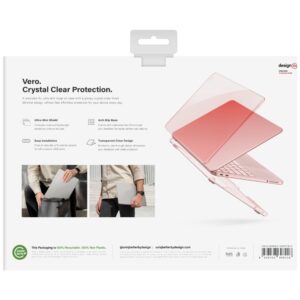Dėklas UNIQ Vero for MacBook Neo tinted blush - Image 2