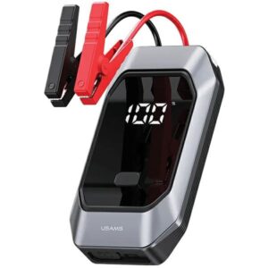 USAMS Jumpstarter Powerbank 8000mAh+ built-in flashlight juodos spalvos ZB284ZDB01 (US-ZB284) - Image 3