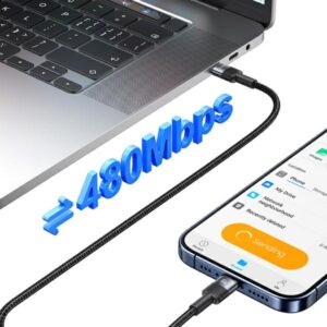 USAMS Kabelis USB-C to USB-C 60W 1.2m Fast Charging steel/tarnish SJ724USBSG01 (US-SJ724) - Image 4