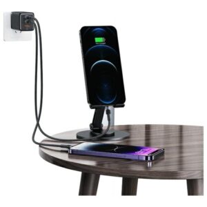 USAMS USB-C to Lightning Kabelis 30W 1.2m Aluminum Alloy Data Kabelis SY Series SJ729USB01 (US-SJ729) - Image 2