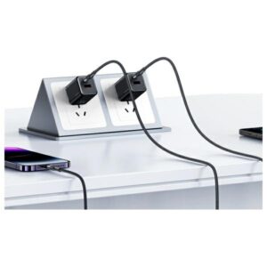 USAMS USB-C to Lightning Kabelis 30W 1.2m Aluminum Alloy Data Kabelis SY Series SJ729USB01 (US-SJ729) - Image 4