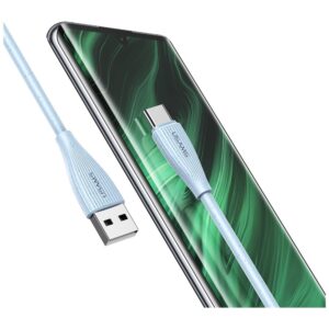 Kabelis USAMS Green Series SJ714 18W 3A USB-A to USB-C 1m rožinės spalvos - Image 8
