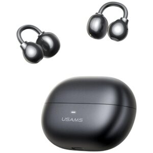 Ausinės Bluetooth USAMS Echo R02 Clip-on wireless grey