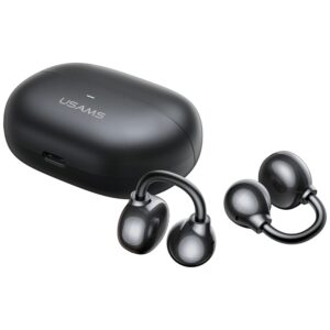 Ausinės Bluetooth USAMS Echo R02 Clip-on wireless grey - Image 2