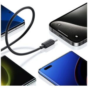 Kabelis USAMS KY Series US-SJ696 60W USB-C to USB-C 2m baltos spalvos - Image 9