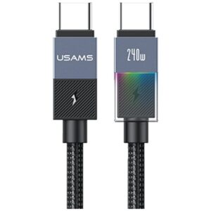 Kabelis USAMS SJ777 PD 240W USB-C/USB-C 1.2m tarnish