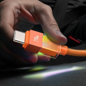 Kabelis USAMS SJ777 PD 240W USB-C/USB-C 1.2m tarnish - Image 4