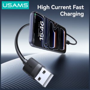 Kabelis USAMS U94 18W USB-C to USB-A 1m juodos spalvos - Image 2