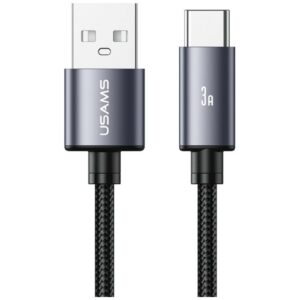 Kabelis USAMS U91 18W USB-C skirtas USB-A 1m tarnish