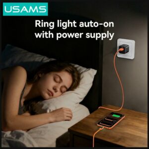Kabelis USAMS U92 18W USB-C to USB-A 1.2m juodos spalvos - Image 5