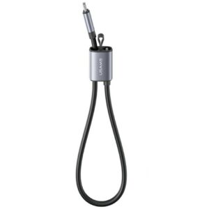 Kabelis USAMS U97 60W USB-C to USB-C handstrap 30cm tarnish - Image 1